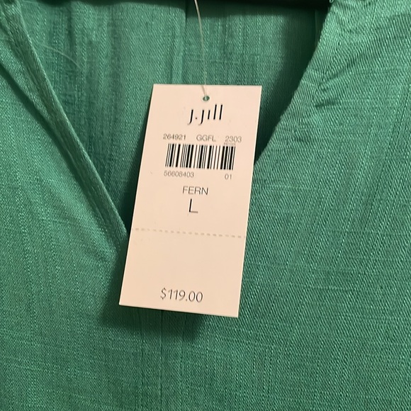 J.Jill green dress - Picture 1 of 5